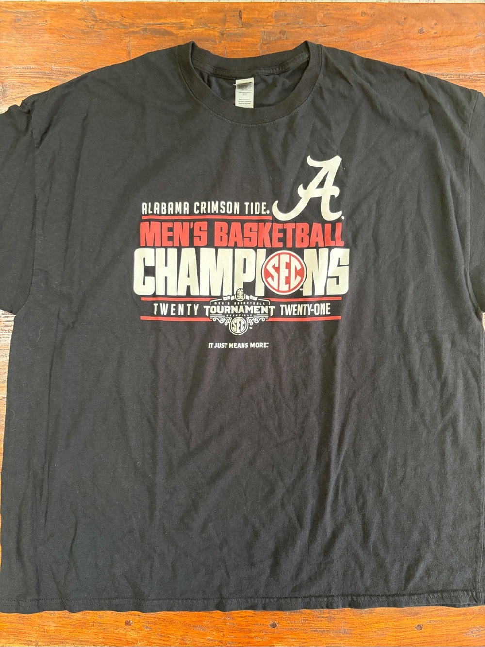 Alabama Men’s Basketball Championship T Shirt, 3XL